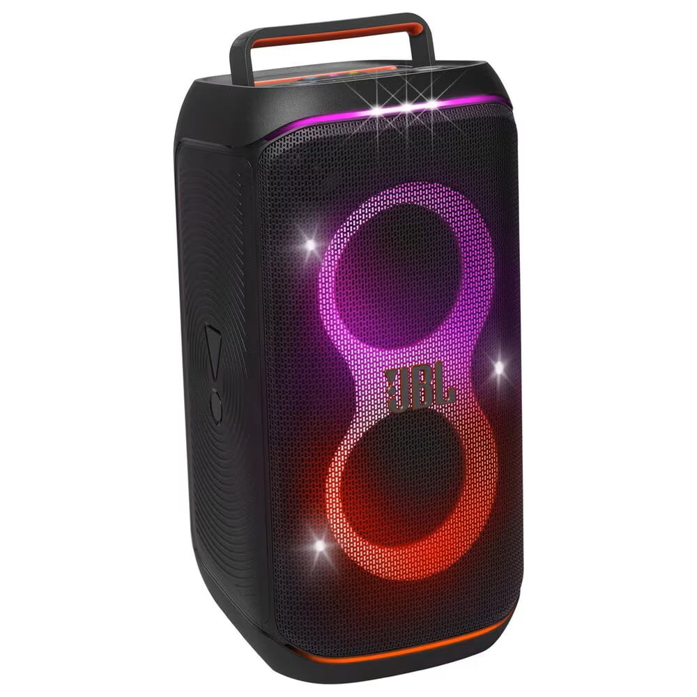 JBL PartyBox Club 120 Powerful Portable Bluetooth Party Speaker with Dynamic Light Show-Black with JBLPBWIRELESSMICAM Two Digital Wireless Microphones (Sold without manufacturer warranty)