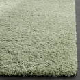 thumbnail image 6 of SAFAVIEH Laguna Neven Plush Solid Shag Runner Rug, Light Sage, 2'3" x 12', 6 of 8