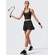 thumbnail image 3 of Falda CRZ YOGA Deportiva Plisada de Cintura Alta para Tenis y Golf Negra XL, 3 of 8