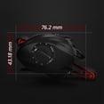 thumbnail image 3 of Baitcasting Fishing Reel 202g 4+1 Ball Bearings Drag Graphite Frame Magnetic Brake System Fishing Coil ,Rigid Aluminum Skeletal Frame, 3 of 6
