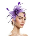 thumbnail image 2 of Tea Party Cocktail Wedding Church Fascinator Hat Women's Elegant Headwear Style, 2 of 8