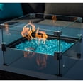 thumbnail image 2 of COSIEST Wind Guard Fence, Square Transparent Tempered Glass Shield for Fire Pit (14.2 x 14.2 x 5.5 inches), 2 of 4