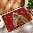 thumbnail image 6 of PALIFEUR Christmas Door Mat, 24"x16" Dirt Trapping Door Mat Indoor Entrance, Absorbent Non-Slip Christmas Santa Doormat, Washable Front Door Mat Outside Entrance for Holiday Party Decorations, Red, 6 of 6