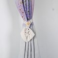 thumbnail image 3 of Cuerda de macramé hecha a mano Tiebacks de cortina Cuerda de tejer a mano decorativa Backback Holdbacks Decoración nórdica para el Sunnimix amarres de cortina, 3 of 7