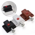 thumbnail image 5 of 10Pcs Plastic Cabinet Push Button Spring Load Automatic Door Bolt Latches Lock, 5 of 5