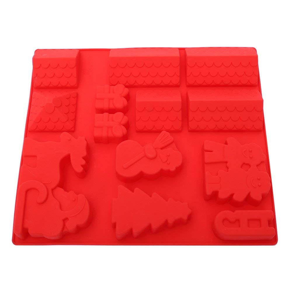 Holiday Home Gingerbread Silicone Bakeware Mold - Red, 1 ct - Fry's Food  Stores