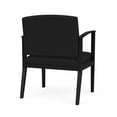 thumbnail image 3 of Amherst Steel Reception Waiting Oversize Guest Chair / Black Steel / Black, 3 of 3
