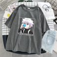 thumbnail image 1 of Las señoras t-shirt tops kawaii hunter x hunter t-shirt killua zoldyck camiseta slim anime manga camiseta impresa mujerespangjing, 1 of 4