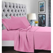 CLEARANCE Holiday Gift 1500 Series Bed Sheet set- - Queen Light Pink