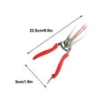 thumbnail image 3 of Gnmfd Garden Double-Edged Picking Scissors, High Carbon Steel Fruit Tree Pruning Shears for Flowers Herbs Harvest Gardening Tools for Outdoor Farm Use, 3 of 9