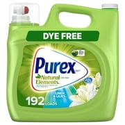 Purex Natural Elements Liquid Laundry Detergent, Linen & Lilies, 250 fl oz, 192 Loads