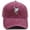 Wine, variant on Women's Embroidered Baseball Cap, Adjustable Sun Hat for Men and Women, Floral Design Breathable Trucker Hat for Daily Wear, Outdoor Activities, Sun Protection and Casual Style-Blackish Green