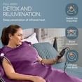 thumbnail image 3 of LifePro Bioremedy Portable Far-Infrared Sauna Blanket for Weight Loss and Detox - Purple, 3 of 8