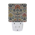thumbnail image 5 of Yayeee LED Night Light for The Home Plug in With Light Sensors 2 Pack, Beige Floral, 5 of 6