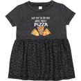 thumbnail image 3 of Inktastic Just Skip to the Part Where There's Pizza Girls Baby Dress, 3 of 5