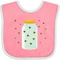thumbnail image 3 of Inktastic Fireflies Summer Vacation Boys or Girls Baby Bib, 3 of 4