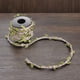 thumbnail image 3 of Kit de decoración de hierba de ratán de bricolaje - Cuerda de yute de 10 m con hojas artificiales para decoración de paredes, manualidades, eventos - Beige natural, 5x5x5cm, 50g - Material de lino, 3 of 5