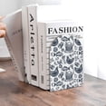 thumbnail image 6 of Naloa Chicken And Fish 2 Pcs Bookend Large Capacity Office Book Ends for Home Office Library School Study Decoration, 6 of 8