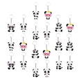 thumbnail image 3 of Masteelf Cartoon Panda Model Keychain Made of PVC Perfect for Decor Assorted Color Small Size Lightweight, 3 of 8