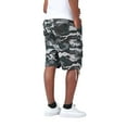 thumbnail image 6 of Youthup Men's Relaxed Fit Camo Cargo Work Shorts, Utility Shorts with 6 Pockets, No Elastic, Zip Fly & Wrinkle-Free for Summer Outdoor, 6 of 15