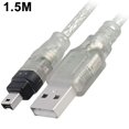 thumbnail image 2 of Cable Usb Macho A Firewire Plug A Mini Adaptador De 4 Pines A Firewire Para Dispositivos Periféricos Que Son Compatibles Sólo Con Este Tipo De Adaptador, 2 of 5