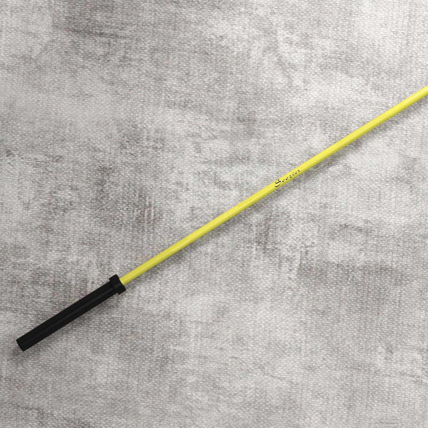 Demi Bonn 7.2ft Olympic Weight Bar, Rotating Sleeves & Non-Slip Knurling Grip, 1500lbs Weight Capacity, Yellow