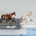 thumbnail image 2 of Majestuosa Colección De Esculturas De Resina De Caballos Y Renos. Elegantes Figuras De Animales Para La Decoración Del Hogar Y La Oficina. Perfectas Para Amantes Del Arte Y La Naturaleza., 2 of 8