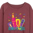 thumbnail image 3 of Coca-Cola - 90's Retro Style - Always Cool - Women's Lightweight French Terry Long Sleeve Shirt, 3 of 5