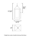 thumbnail image 3 of Maxim Lighting - Aldous - 1 Light Outdoor Wall Mount-17.25 Inches Tall and 6, 3 of 5