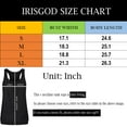thumbnail image 6 of IRISGOD Womens V Neck Racerback Tank Tops | Summer Plain Slim Fit Sleeveless Shirts with Pocket (Jungle Green) - L, 6 of 6