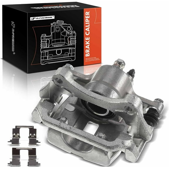 A-Premium Rear Left Disc Brake Caliper with Bracket Replacement for Toyota Highlander 2008-2013 2.7L 3.3L 3.5L