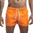 thumbnail image 2 of Men'S Swim Shorts Swim Trunks Quick Dry Board Breathable Drawstring With Pockets, 2 of 9