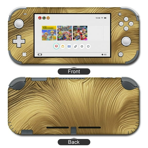 POBUDS Switch Skin | Sticker Wrap Vinyl Decal | Set Compatible with Nintendo Switch ( Switch Lite, Gold Gradient)