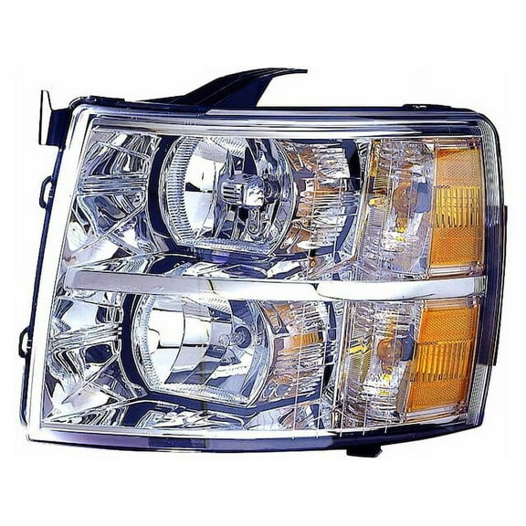 Left Headlight Assembly - Compatible with 2007 - 2013 Chevy Silverado 1500 2008 2009 2010 2011 2012