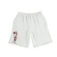 thumbnail image 2 of Elevenparis Mens Tune Squad Casual Walking Shorts, White, X-Large, 2 of 2