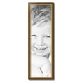 thumbnail image 2 of ArtToFrames 11" x 37" Honey with Gold Picture Frame, 11x37 inch Brown MDF Poster Frame (WOM-4446), 2 of 7