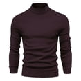 thumbnail image 3 of Autumn and winter thickened warm sweater men's slim men's sweater men's multi-color sweater - floral camel - M suitable for 55-65kg, 3 of 7