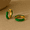 Silver, variant on Enamel Small Hoop Earrings for Women in 925 Sterling Silver with 18K Gold Vermeil, 13mm Colorful Huggie Hoops, Lightweight Daily Wear Jewelry