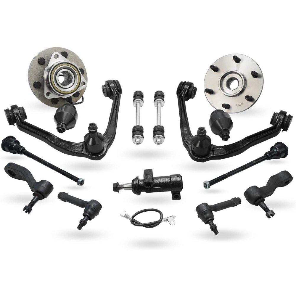 Detroit Axle Front Wheel Bearing Hubs Control Arms w/Ball Joints