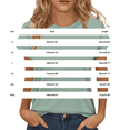 thumbnail image 3 of beishanbush Hot Sales Saving $10 Casual Workout T Shirts Tops Women's Blouse,Short Sleeve Neck Cute Trendy Summer Under $10, 3 of 4