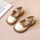 thumbnail image 1 of Zapatos de princesa para niñas, zapatos pequeños de cuero para niñas, zapatos de una sola capa de moda de otoño para bebés, zapatos de guisantes para niños medianos y grandes, 1 of 6
