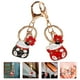 thumbnail image 2 of KAKOWELY 2 llaveros de gato de la suerte japonés, llavero de gato de la suerte, llavero decorativo para bolso., 2 of 4