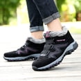 thumbnail image 3 of Botas de nieve de gran tamaño para amantes del invierno, además de zapatos de algodón para exteriores cálidos de terciopelo para hombres y mujeres, zapatos deportivos de algodón de lado, 3 of 6