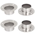 thumbnail image 1 of Unique Bargains 4 Pcs Support de Tringle de Garde-Robe pour Tube de 32mm de Diamètre, 1 of 1