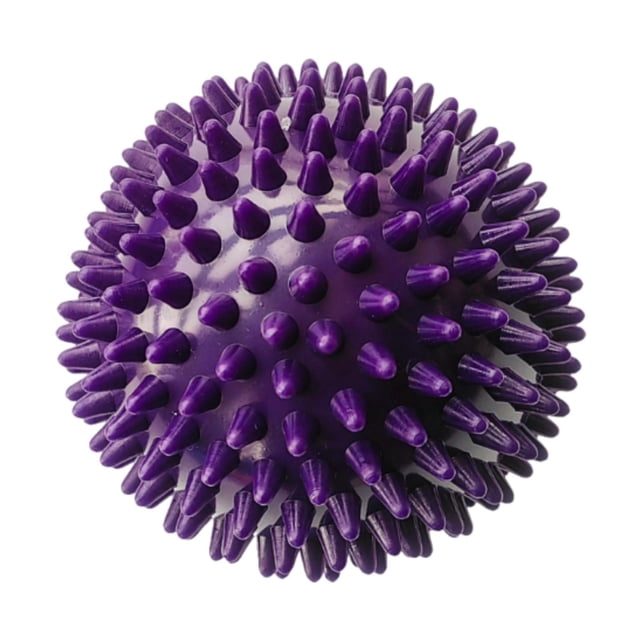 Masajeador de pies con bolas puntiagudas para hombres, mujeres y niños. Entrenamiento sensorial práctico. Púrpura 9 cm Duro