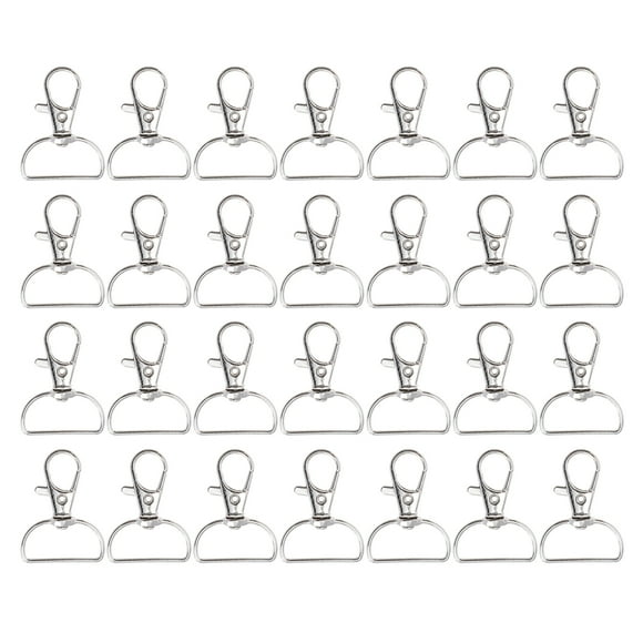 MasteelfCA 35pcs Lobster Claw Clasp Lanyard Snap Hooks Metal Hook Clasp Lobster Snap Hook