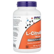 NOW Foods L-Citrulline 750 Mg 180 Capsules