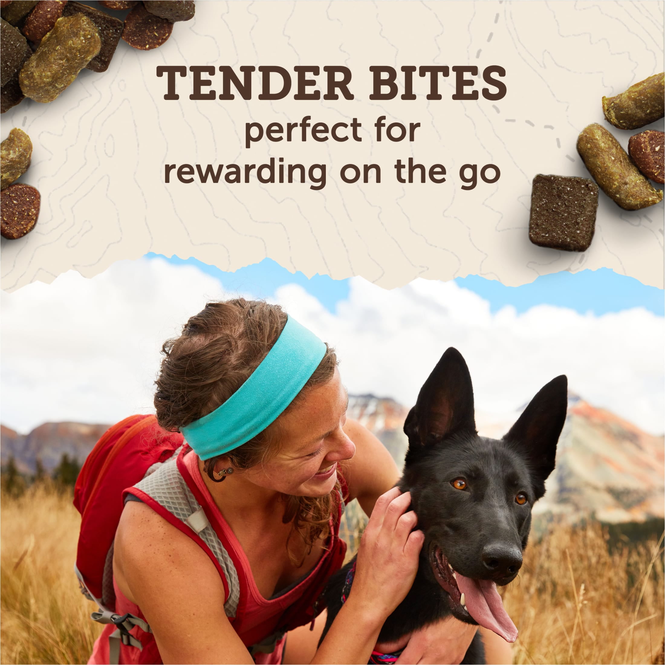 (8 pack) Zuke’s Trail Mix Pet Treats for Dogs, Real Peanut Butter & Oats Recipe Soft Dog Treats, 6 oz Pouch