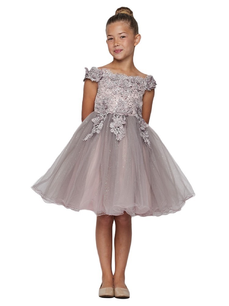 mauve junior bridesmaid dresses