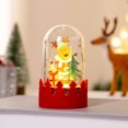thumbnail image 3 of Moyic Decoración brillante de Navidad, regalo de vacaciones de Navidad encantador, diseño de escena, decoraciones de mesa, luces de madera, Kits de decoración para fiestas Alce Moyic HA068920-03B, 3 of 6